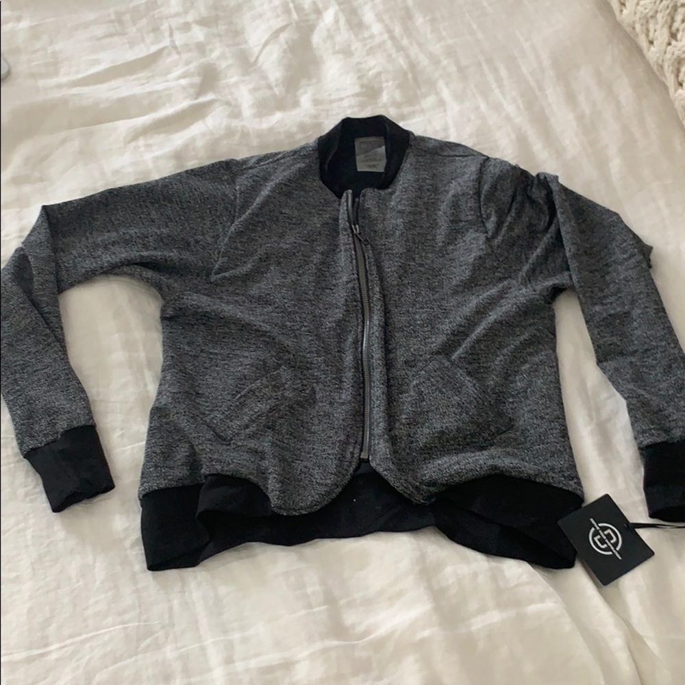 NWT DYI Herringbone Bomber Jacket